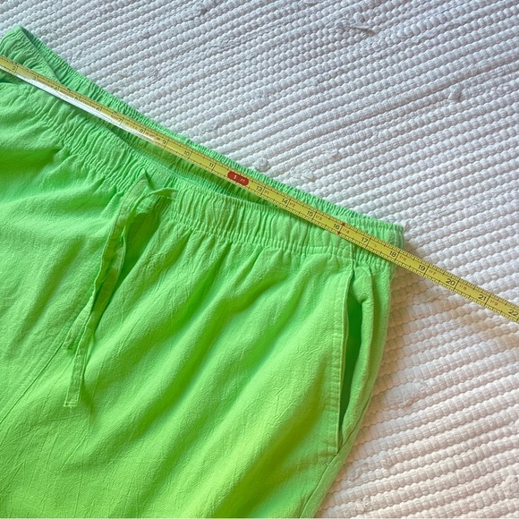 100% Cotton Green Capri Pants Size 2X - Picture 3 of 7